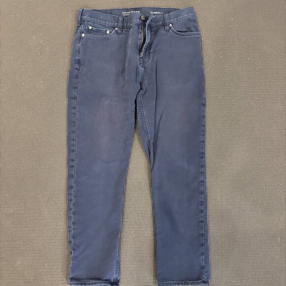 Banana Republic Slim Traveler Pant, Navy, 33W 30L - Picture 1 of 5